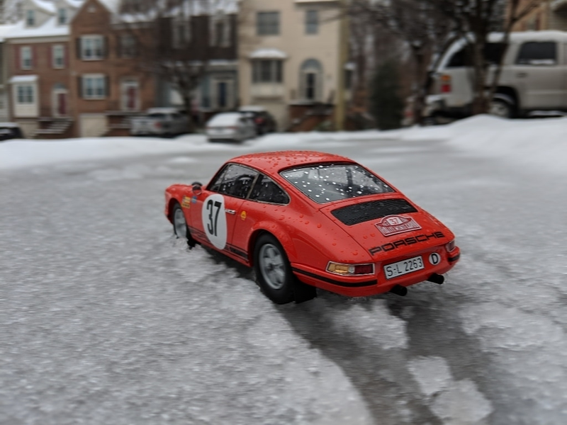 I wish AfterFocus had a rotational blur filter for the wheels... But the rest turned out nicely for the most part.